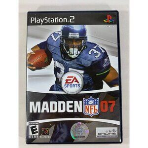 Madden NFL 07 for PlayStation 2 Complete with Manual PS2 Game 2007 Tested